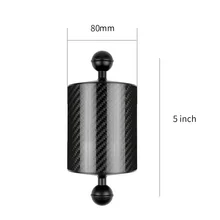 Carbon Fiber Floating Buoyancy Aquatic Arm Dual Ball Underwater Diving Photography Tray Accessory 240G To 800G Buoyancy Devices Carbon Fiber Floating Buoyancy Aquatic Arm Dual Ball Underwater Diving Photography Tray Accessory 240G To 800G Buoyancy Devices