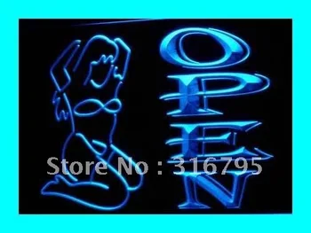 

i221 Sexy Ladies Night Club OPEN LED Light Sign On/Off Switch 20+ Colors 5 Sizes