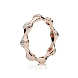 Новый 925 пробы 100% серебро Аутентичные 187295CZ Роза современный LovePods кольцо Шарм оригинальный для женщин ювелирные изделия