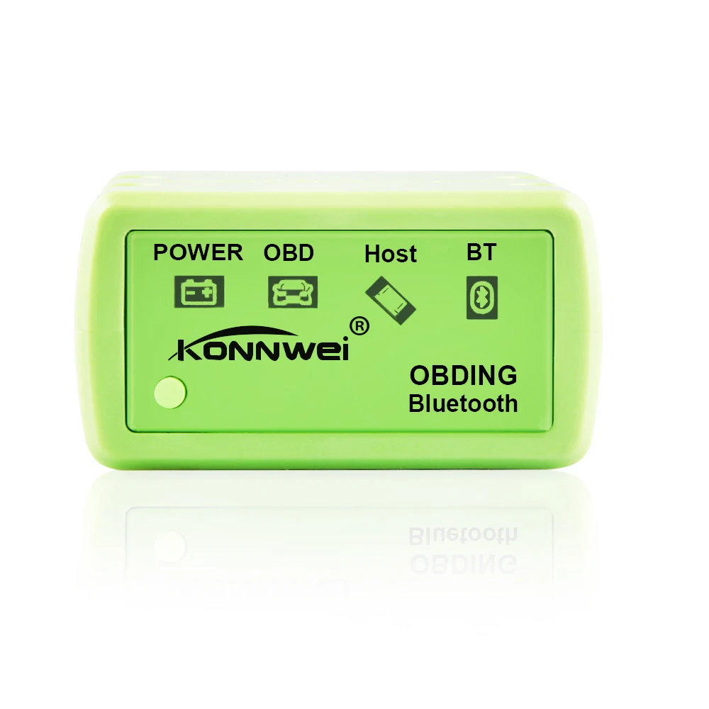 KONNWEI KW902 Bluetooth ELM327 V1.5 чип PIC18f25k80 OBDII считыватель кодов ELM 327 Диагностический инструмент работает на Android PC 16Pin kw 902