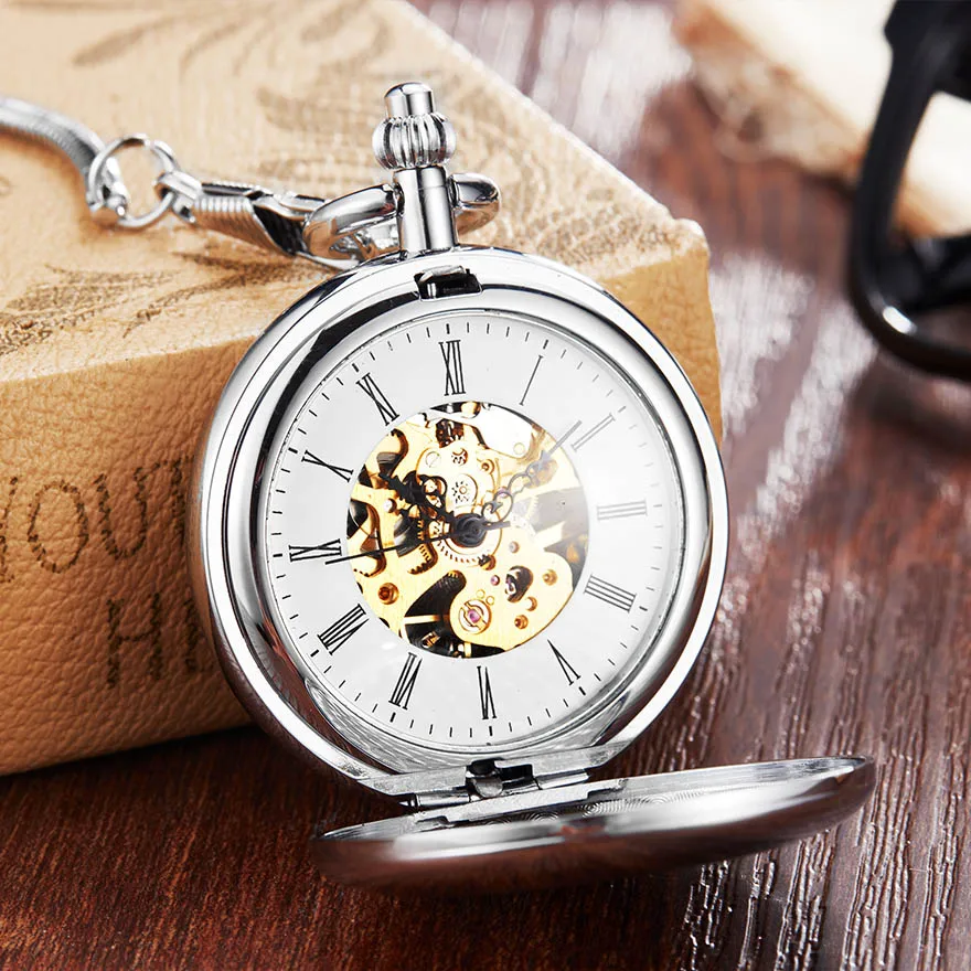 Pocket Watch Showing Gears