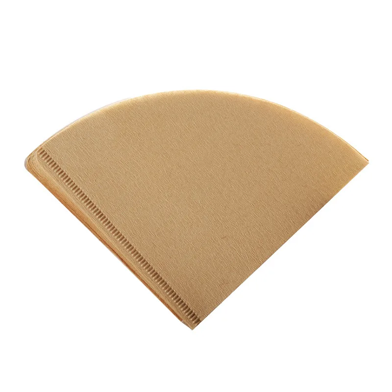 Coffee filter paper drip type hand-made coffee filter paper plain thick wood fiber 50 pieces / package