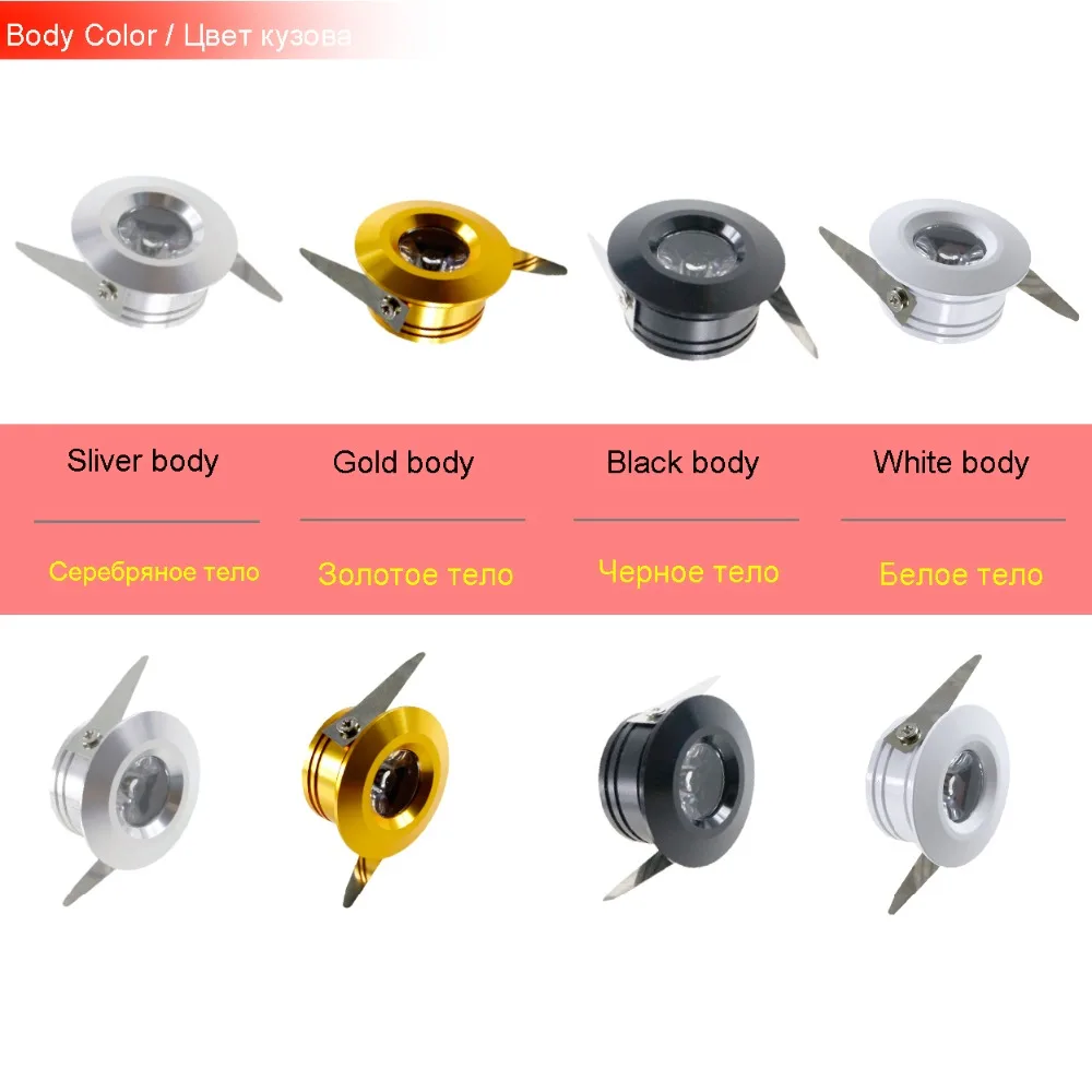 Decoração da Sua Luz do Ponto de Led com Motorista 40*31*21mm para Baixo do Armário Mini Levou Holofotes 1 w 3 Lâmpada iq Ac110v 220 v Interior Casa 10 Pcs 5 led spot light