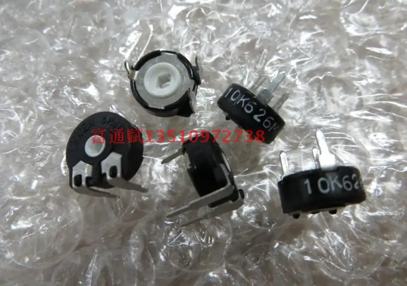 

Original potentiometer PT10-103 Diameter 10mm10K 100K Adjustable horizontal hex hole