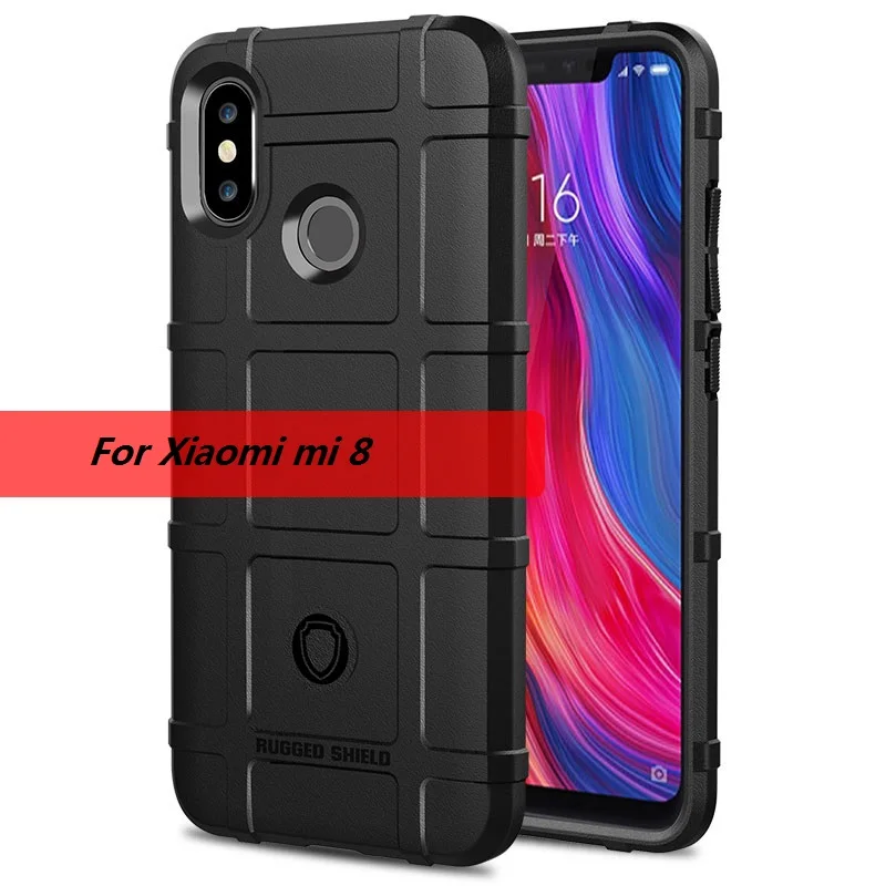 

Heavy Duty Protection For Xiaomi mi 8 mi8 se Cases Shockproof High-quality TPU Rugged shield Cover For Xiaomi mi 8 lite Case