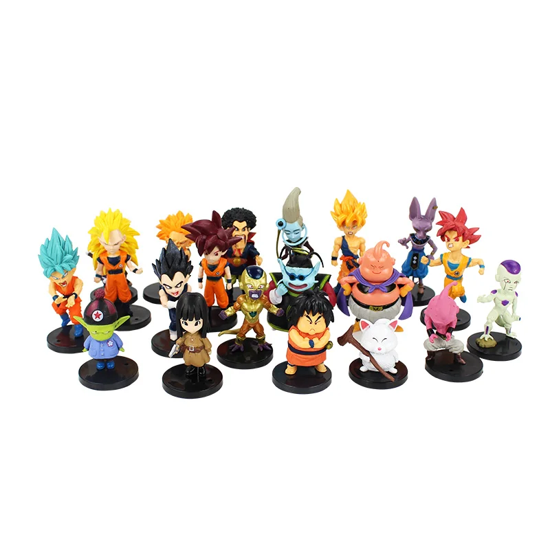 Free shipping 20 Styles Dragon Ball Z pvc Action Figures toys Crazy
