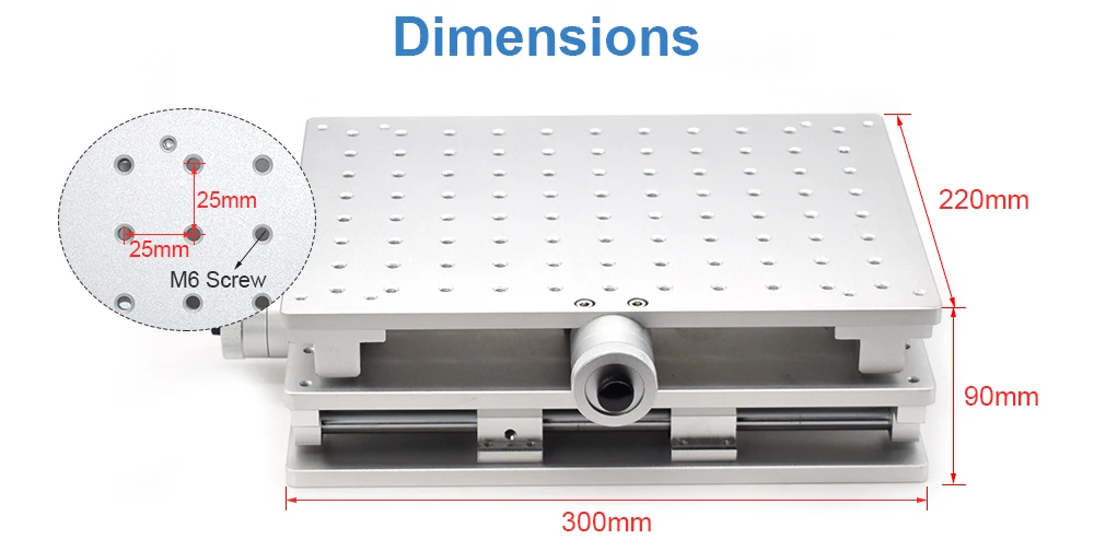 WaveTopSign 2D Рабочий стол волоконная лазерная маркировочная машина 2 оси подвижный стол 300*220*90 мм XY стол