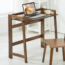 Настольный современный и зауженный Nanzhu общежитии складной компьютерный стол письменный офисный бытовой стол из цельного дерева