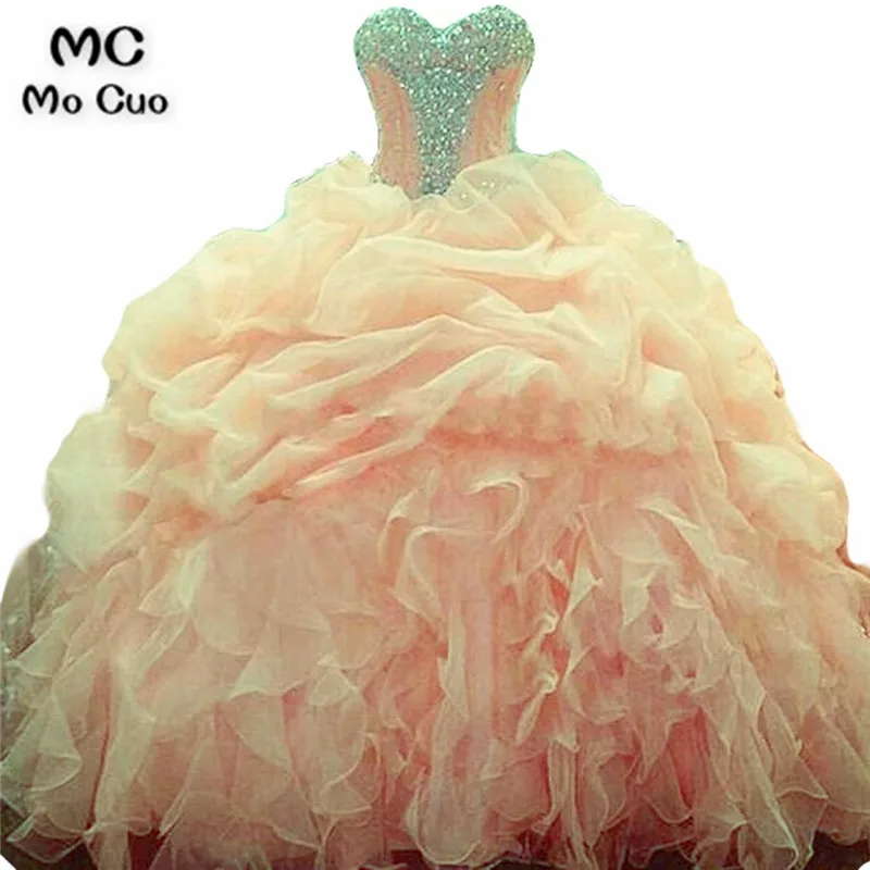 Siaoryne Ball Gown Quinceanera Dresses Organza Sweetheart Beading Prom Dresses Sweet 16 dresses 4