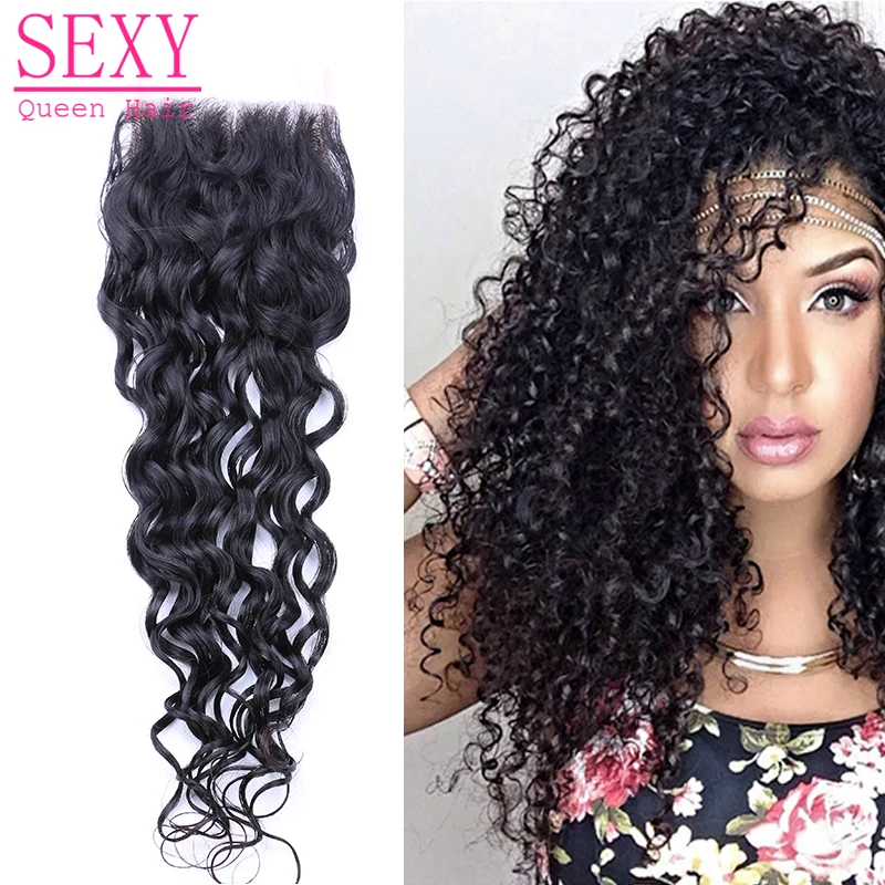 4 Bundles Malaysian Deep Wave With Closure Wavy Unprocessed Virgin Hair |