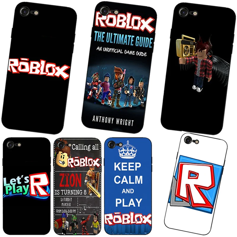 Us 141 29 Offroblox Game Hard Black Phone Case For Iphone 6 6s 7 8 Plus X10 5 5c 4 4s Cover Cases In Half Wrapped Case From Cellphones - 