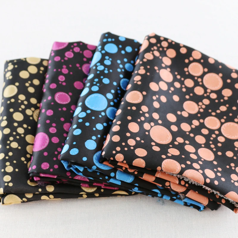 

Geometric Pattern Satin Textile Patchwork Sewing Cloth