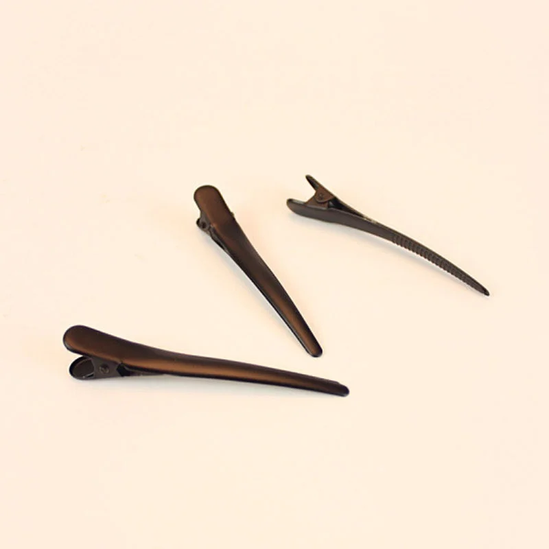 10pcs Fashion Metal Single Prong DIY Hairstyle Alligator Hair Clip