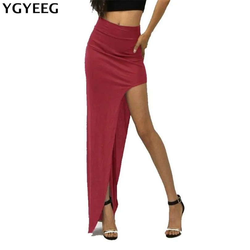 YGYEEG Fashion Charming Sexy Women Lady Long Skirts Open Side Split