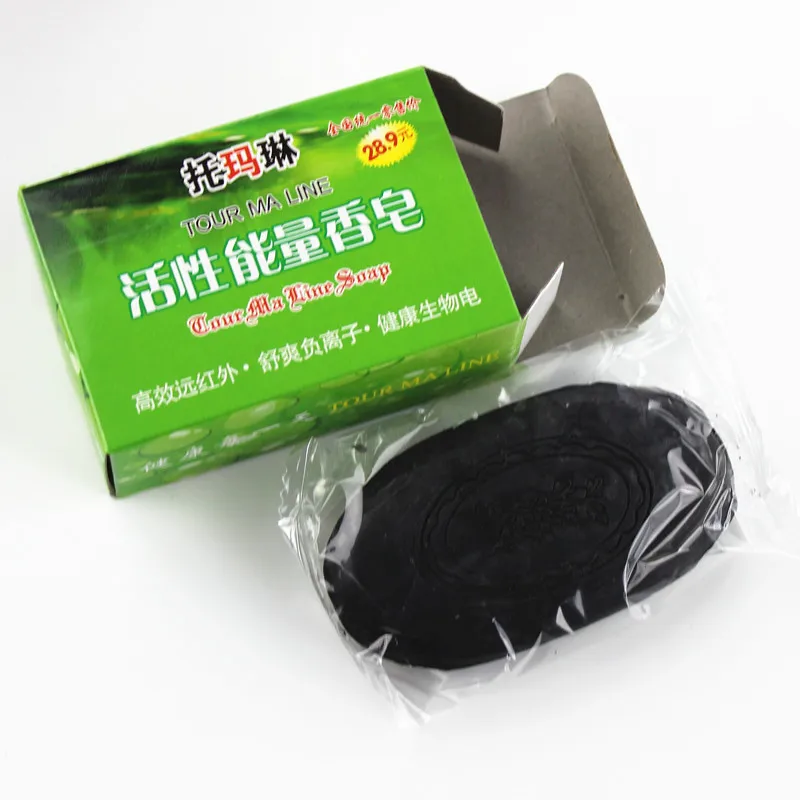 

Soap 2019 New active energy bamboo Tourmali soap For ance Face & Body Beauty Healthy Care soap 0 shipping fee