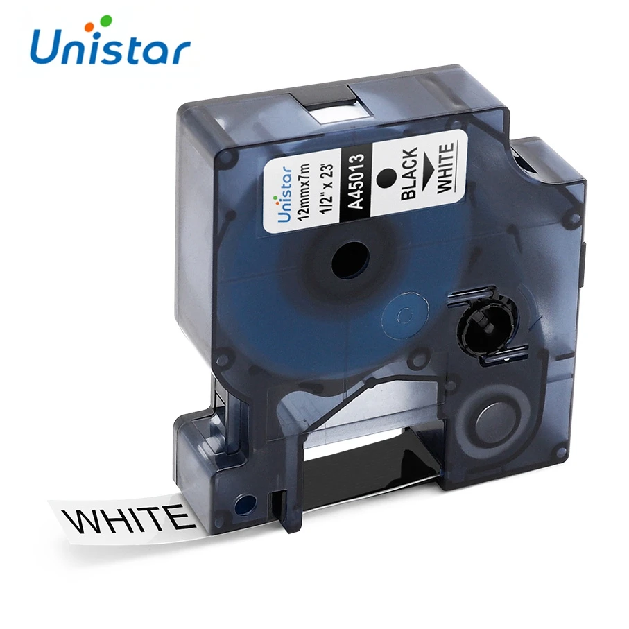Unistar D1 45013 Mixed Color compatible for DYMO D1 Label Tapes 12mm