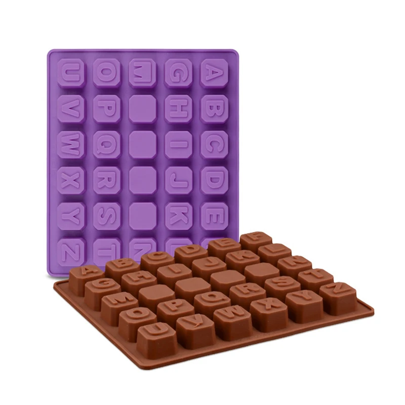 

3D Silicone Fruit Chocolate Mold Candy Cookie Baking Fondant Mold Letter Cake Decoration Tools Baking Accessories