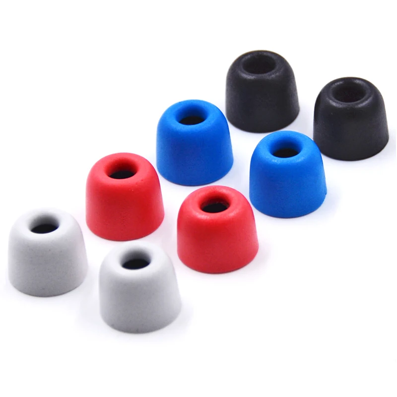 

NICEHCK 4pairs(8pcs) 3mm/5mm T100/T400 NICEHCK Noise Isolating Memory Foam Ear Tips Ear Foam Eartips For In Ear Earphone Headset
