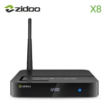 Realtek RTD1295 ZIDOO X8 Android 6.0 TV Box Quad-Core 2 GB/8 GB HDMI OUT/IN BT 4.0 5.845 GHz WIFI IPTV Smart TV Media KODI jugador