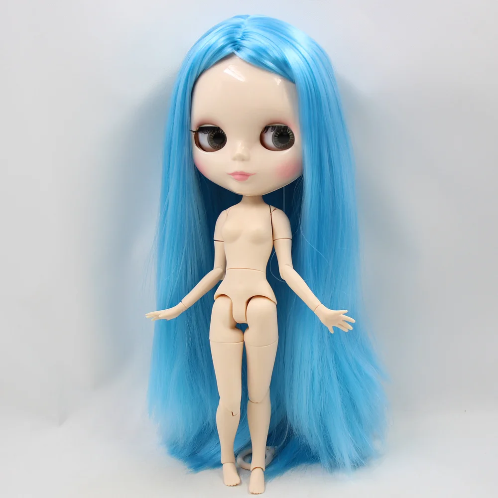 Кукла Blyth серии ICY DBS No.BL6023 с голубыми волосами и белой кожей шарнирное тело Neo 1/6