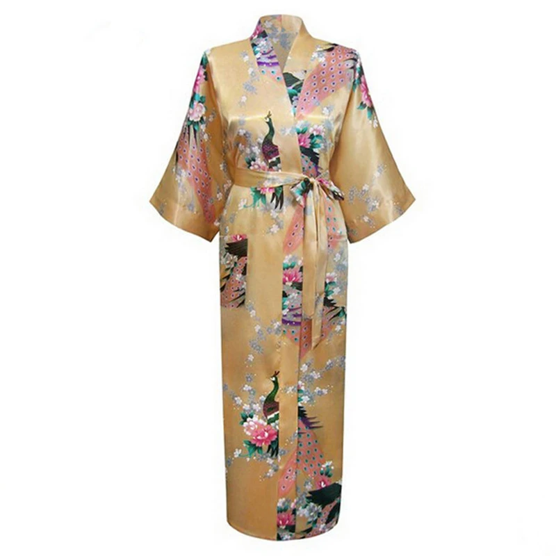 Белый Сексуальный Цветок юката кимоно банное Платье женское шелковое длинное белье с v-образным вырезом халаты пижамы костюмы для сауны размера плюс S-XXXL NR069