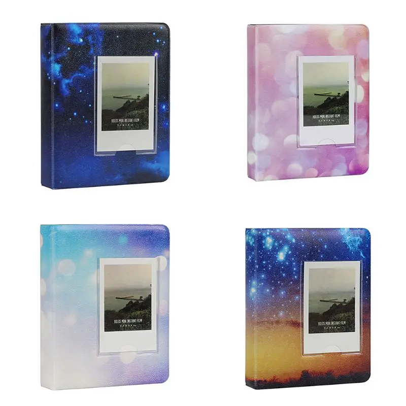 

64 Pockets 3 Inch Starry Sky Photo Book Album For Fujifilm Instax Mini Films 9 8 7s 90 70 25 Name Card Holder
