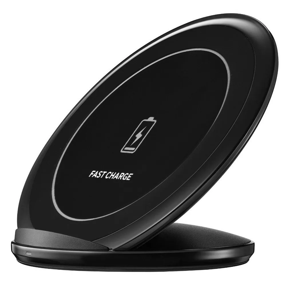 Landfox горячая Распродажа Быстрый Беспроводной Зарядное устройство Qi Беспроводной Подставка для зарядки док-станция для Samsung Galaxy S8/S7/S7 edge/S6 Edge Plus подарки