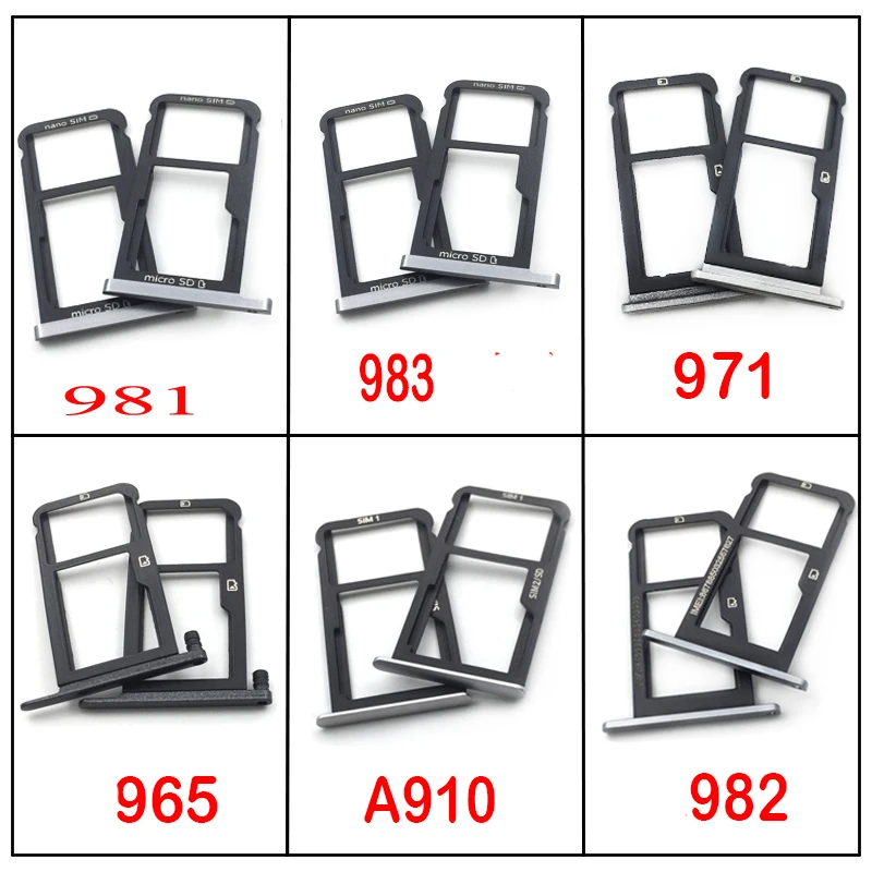 

10 pcs/lot ,New For For ZTE Blade BA910 A910 Z981 Z983 Z982 Z965 Z971 SIM Card Tray Slot Holder Replacement Part