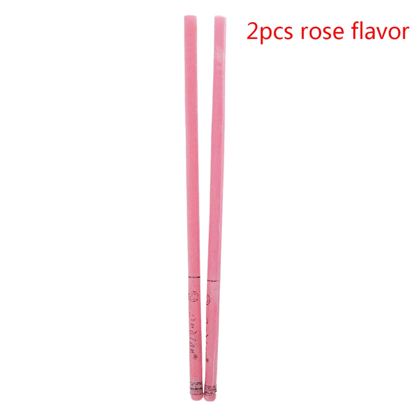 2 шт очиститель для ушей, здоровый уход, очиститель для ушей, конические свечи для ушей, чистый для женщин и мужчин, ароматизатор для подсвечивания ушей - Цвет: Rose Flavor