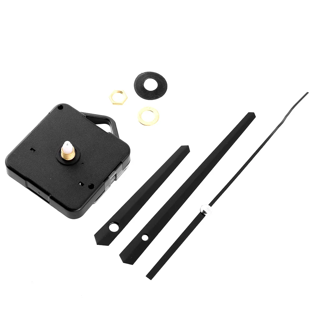 

New Black Hands Clock Movement Mechanism Parts Repair Replacing DIY Essential Tools Set Quiet Silent Clock Parts Drop shipping