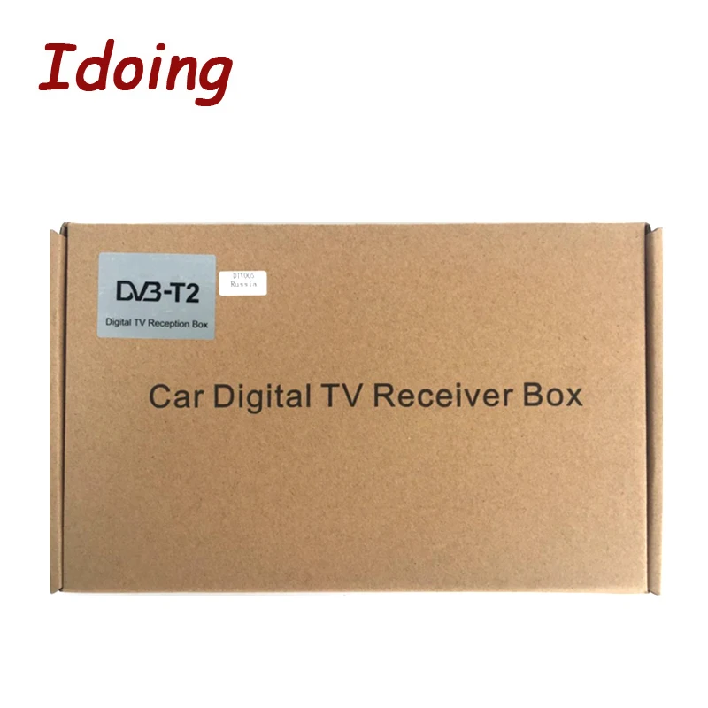 Idoing высокая скорость HD Автомобильный ТВ тюнер мобильный DVB T T2 MPEG 4 цифровой