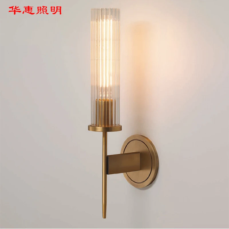  Retro RH K9 Crystal Shades G9 Wall Lamp American Bedside Sconce Lighting Fixtures Lustre Living Roo - 32889192403
