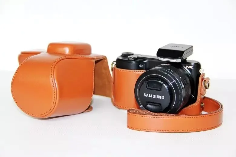 Красочный PU кожаная сумка для камеры чехол для samsung NX1100 NX2000 для зеркальной однообъективной камеры Камера Защитная крышка