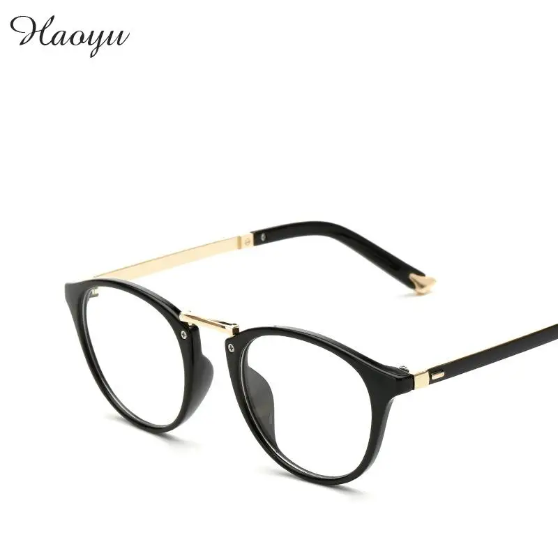 Haoyu Unisex Retro Eyeglasses Men Women Glasses Frame Optical Glasses