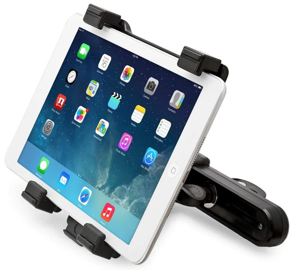 Tendway планшет Автомобильный держатель Подставка для Ipad 2/3/4 Air Pro Mini 7-11 'Универсальный 360 Вращение кронштейн задняя чехлы для сидений автомобиля из ткани, крепление ручного сундука для ПК