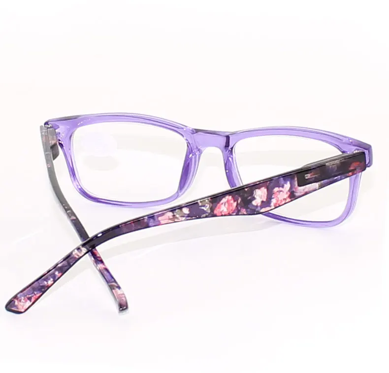 Цветочные женские очки для чтения, прозрачные для мужчин Oculos de Leitura, оправа для очков, модные очки+ 100+ 150 200 250 300 350