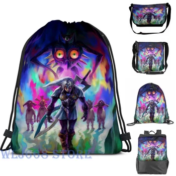 

Funny graphic print shoulder Bags women Legend of Zelda Single shoulder backpack travel for men Gym Bag
