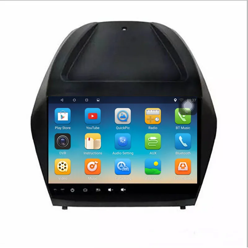 Discount ChoGath 1G RAM 16G ROM 9 inch Android 9.0 1024*600 for HYUNDAI IX35 TUCSON with WIFI Audio,support steeling wheel control,maps 2