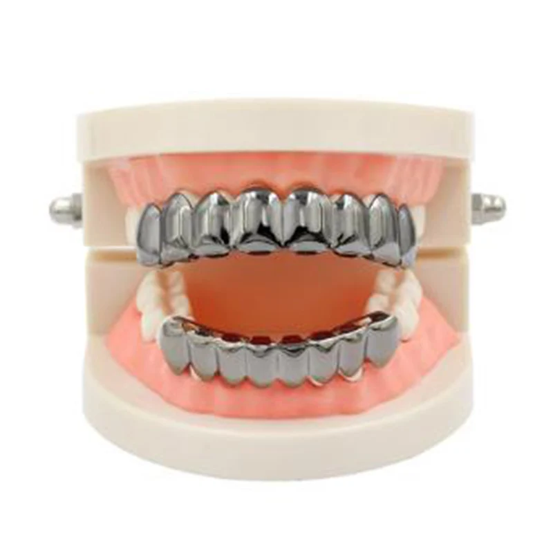 Haut / Bas Ou Set Nouveau Hip Hop Dents Grillz Set Grilles Dentaires Bijoux  1pcs