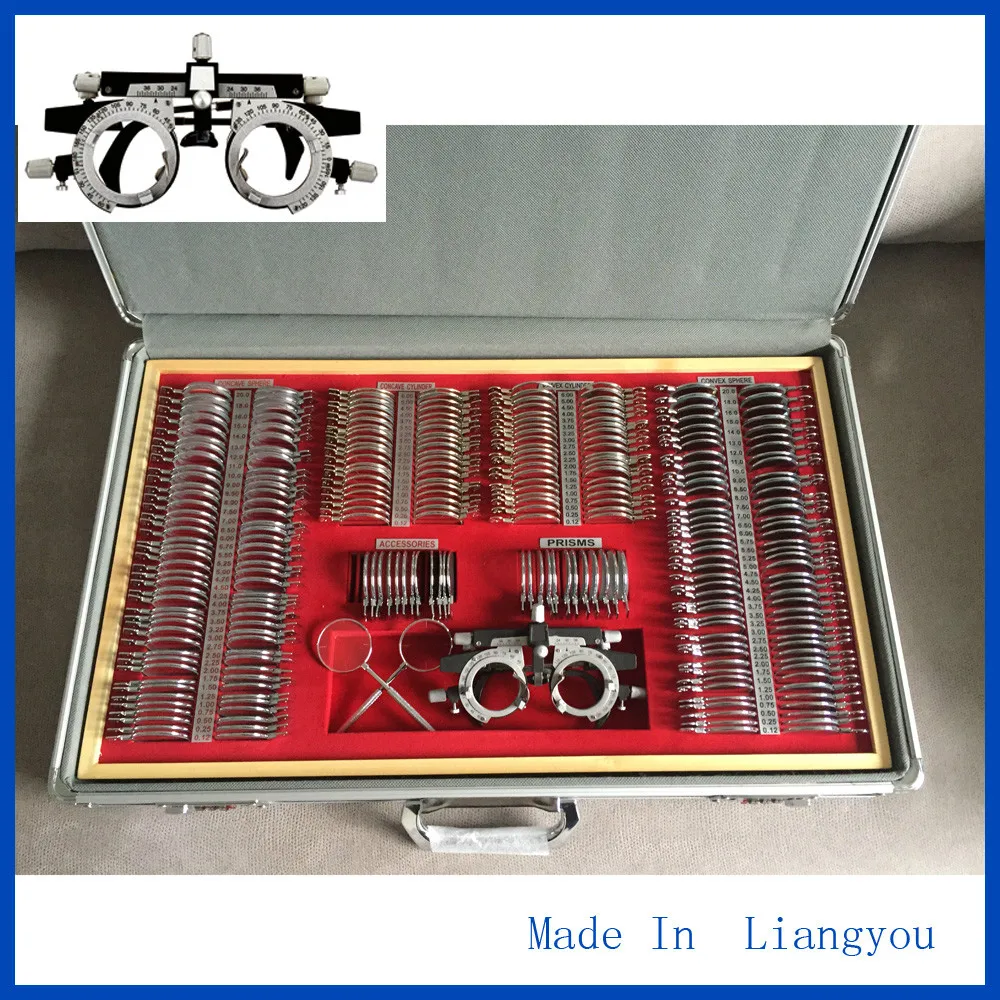 Buy Trial Lens Set 266 pcs Lens Evidence Box Aluminum