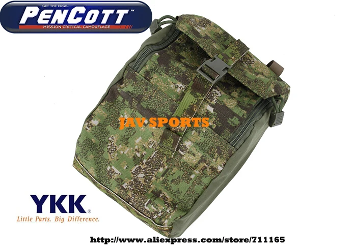 

TMC 9x7x3 GP Pouch PenCott GreenZone General Purpose Tactical Military MOLLE Pouch+Free shipping(SKU12050771)