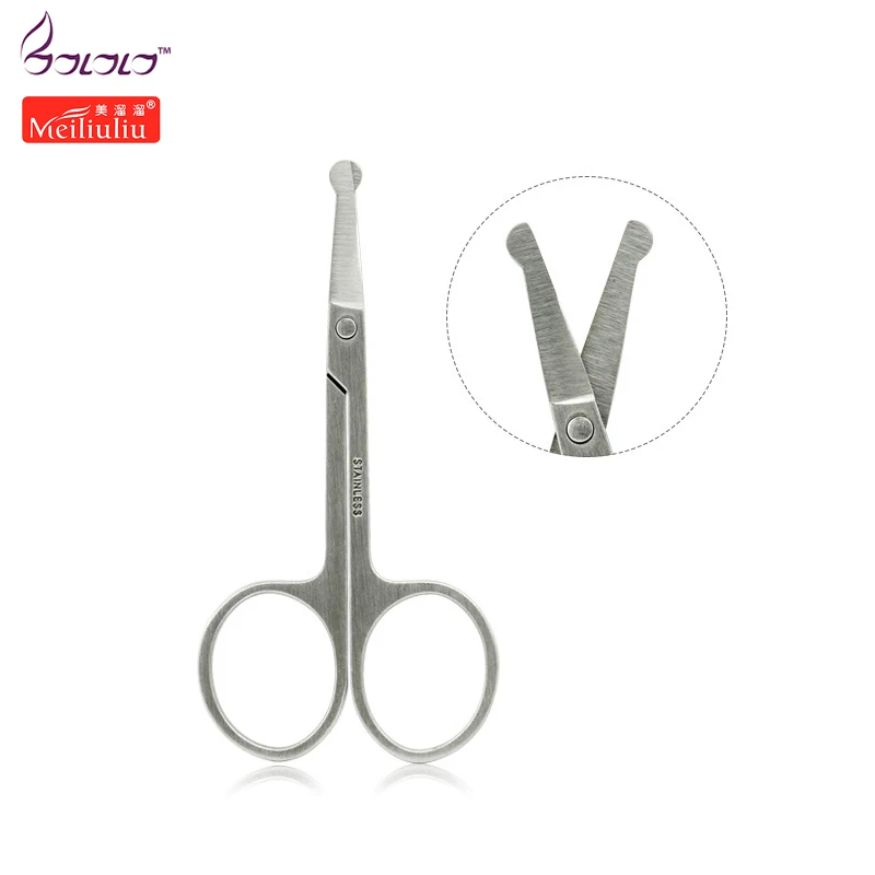 multifunction small shear high grade stainless steel beauty scissors round nose scissors bite