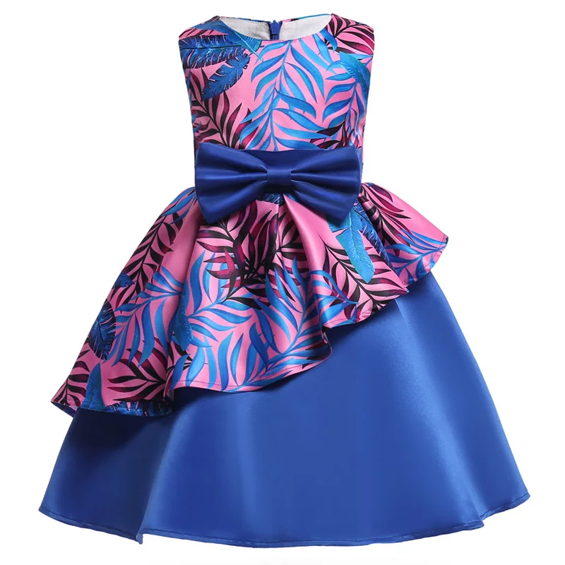 

Girls Wedding Dress New Party Kids Dresses For Girls Bow Summer Princess Dresses Elegant Children Clothes 3 4 5 6 7 8 9 10 Years