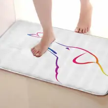 Собака Стиль Ванная комната Коврики, забавные Нескользящие Для ванной Коврики, Занавески для душа Интимные аксессуары, Коврики Чинг вашей душе Шторы