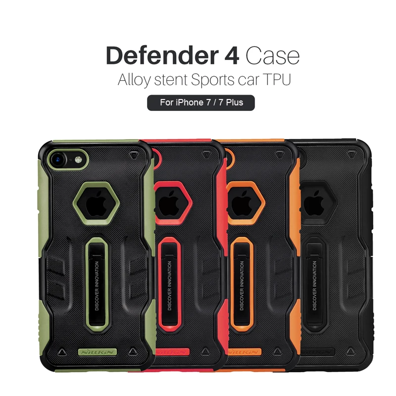 imágenes para 7 Más Caso de Nillkin DEFENDER 4 de Lujo TPU + PC Híbrido Delgado Armor Coque Caso Para el iphone de Apple 7/7 Más Casos de Teléfono cubierta imágenes para 7 Más Caso de Nillkin DEFENDER 4 de Lujo TPU + PC Híbrido Delgado Armor Coque Caso Para el iphone de Apple 7/7 Más Casos de Teléfono cubierta