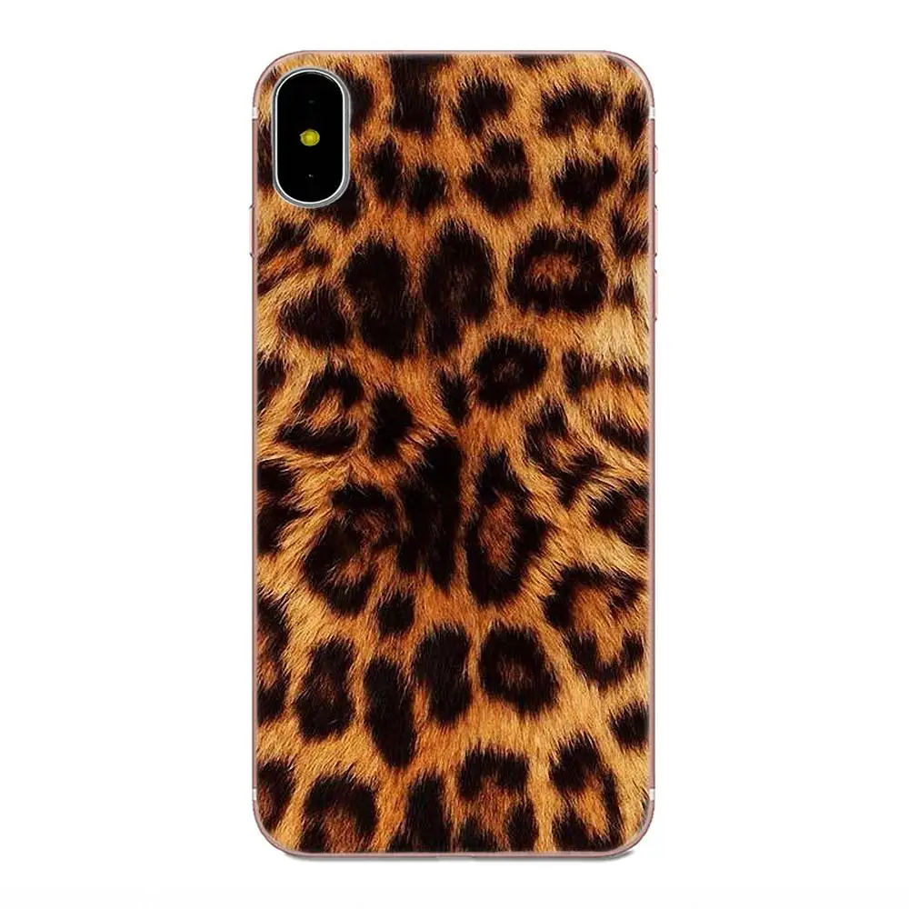 Леопардовый Cheetah модный Ультратонкий чехол для телефона с мультяшным рисунком