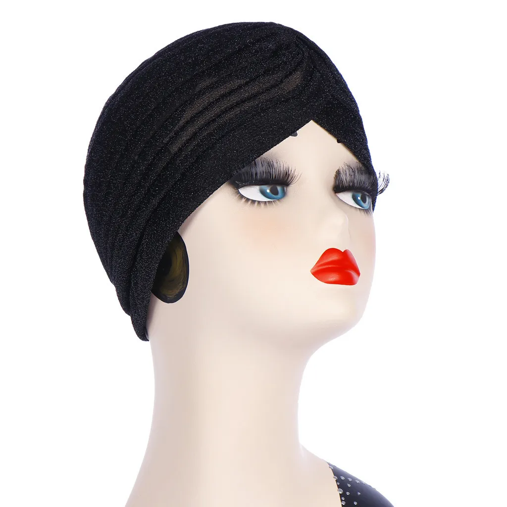 

SAGACE World Apparel women 's Hijabs soft Elastic Headwear Cover Inner Hijab Cap Cancer Chemo Turban Hat Summer Head Wrap Cap