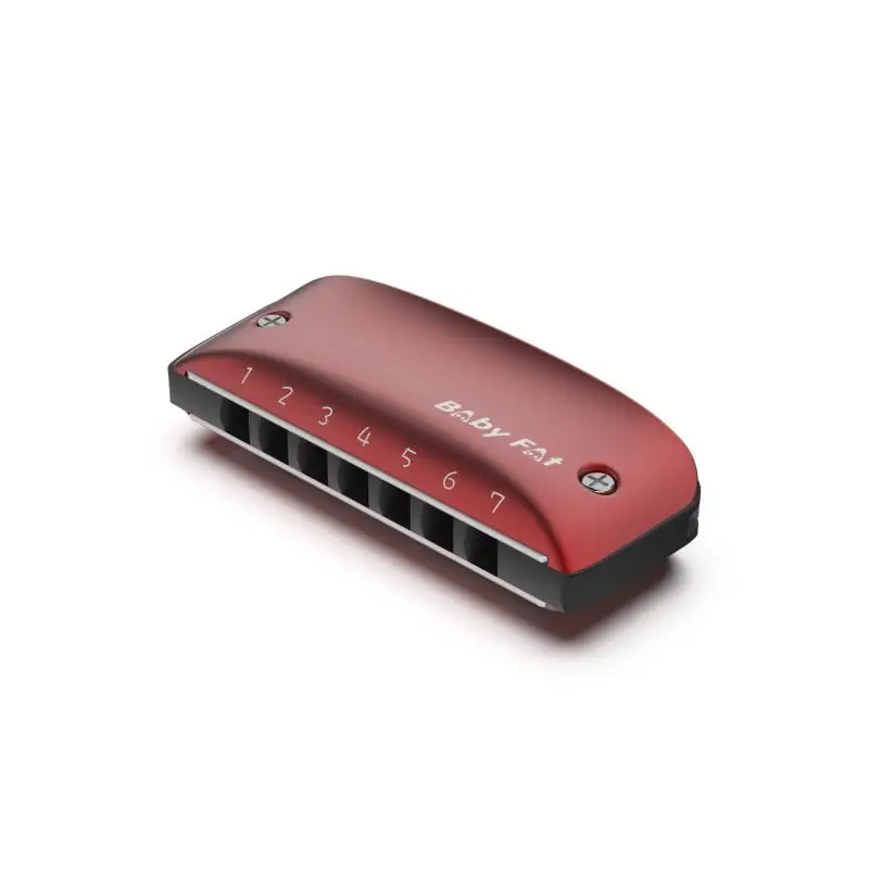 Goedkoop BabyFat 7 hole blues harmonica standaard paddy land kleine tuning Sleutel van C D F G EEN Bb