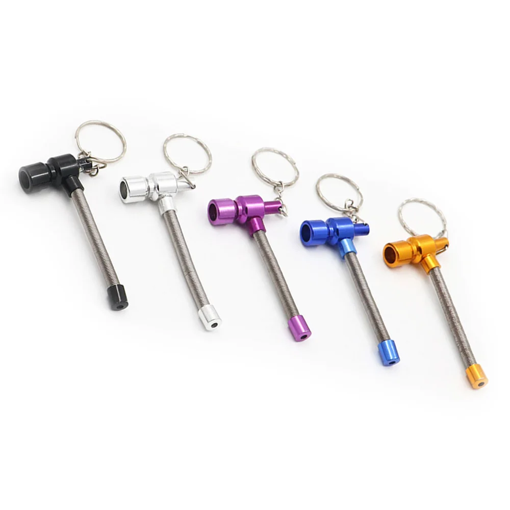 Buy Portable Metal Smoking Pipe Keychain Creative