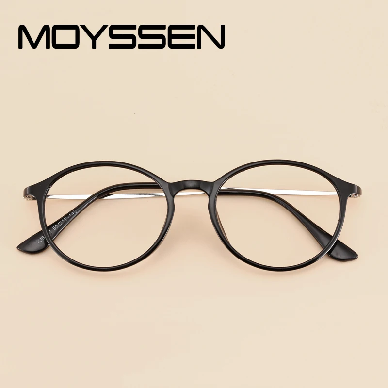 Moyssen Korean Brand Design Vintage Tr90 Eyeglasses Frame Men Women Myopia Optical Eyewear